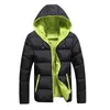 Giacca invernale da uomo Casual New Hooded Thick Giacca imbottita Zipper Slim Uomo e donna Cappotti Uomo Parka Outwear Cappotto caldo V5YQ #