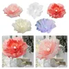 Flores decorativas de seda cabeça de flor artificial realista decoração de parede falso para peças centrais guirlanda chá de panela casamento diy artesanato