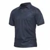 T-shirts tactiques militaires d'été pour hommes T-shirts légers à séchage rapide Armée Airsoft T-shirts Randonnée Travail Cargo Short SleeveT-shirts S-5XL m8XS #