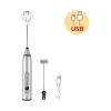 Egg Beater, Electric Household Small Milk Automatic Cream Coffee Stirring Rod Foam Maker