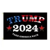 90*150 cm Trump -kampanjflaggor Banner 2024 U.S. Presidential Take America Back Election Flag LL