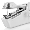 Máquinas Mini máquina de coser portátil Ropa de mano inalámbrica Ropa de bricolaje Tela Máquina de coser eléctrica Accesorios de herramientas manuales