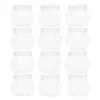 Lagringsflaskor 12 PCS Crackers Pet Pumpkin Jar Candy Packing Canister Wrapping Tank Container Festival Props Gift Child