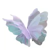 デイオンラインセレブリティバースデーパーティーバレンタインの背景ウォールDIY特大の幻想蝶の装飾撮影小道