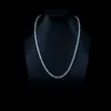 Xingyue – testeur de diamants fins, collier de tennis en argent sterling s925, bleu vert, pierres précieuses moissanite