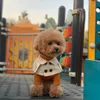 ファッションブリティッシュスタイル小犬ペットペットのペットドッグ服プードルケープ子犬マントティペットチワワティペットチワワPC1432 240320