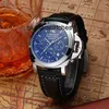 Mens Watches Fashion Luxury for Mechanical Running Second Super Luminous Waterproof Leisure Watch Wristwatches Style