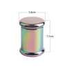 Cigarette Glass Jar Storage Container Rainbow Bottles 58 and 77mm Dab Jars Non-Stick Wax Case Tobacco Moisturizing Silicone Sealed Transparent Tank For Ds