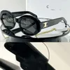 Fashion Designer 40238 Brand Mens and Womens Small Squeezed Frame Oval Glasses Premium UV 400 Polarized Sunglasses 2024
