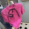 Camisas femininas de manga curta camiseta gola fina ajuste irregular topo grunge roupas estéticas gráficas ropa de mujer y2k t