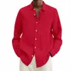 2023 Wiosna i jesień Nowe nowe męskie Findus Casual Fi wielokolorowe w paski LG Lux Cott Line Shirt Bluzja C6K4#