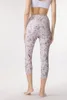 Pantalon actif Leggings longs imprimés floraux sexy avec poches sans couture taille haute entraînement extensible