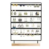 Jewelry Pouches Earring Holder With 120 Holes Pendant Storage Organizer Stand 6 Layers Rack For Home Showcase Store Dresser