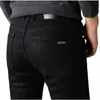 2023 Nya mäns svarta Slim Jeans Classic Style Busin Fi Advanced Stretch Jean Trousers Male Brand Denim Pants P6H3#