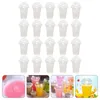 Disposable Cups Straws 30 Sets Of Beverage Package Juice Lid Design Plastic Lemonade With Lids Bekers