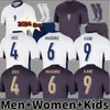 Euro 24 25 England Hemd Bellingham Kane Home Away Stadium Football Jersey Rice Saka Foden Männer Frauen Fans Spieler Kit Kit