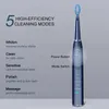 Seago Electric Sonic Toothbrush USB Rechargeable Adult 360 Days Long Battery Life with 4 Replacement Heads Gift SG575 240325