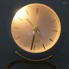 Table Clocks Clock Children's Room Student Desktop Alarm Modern Design Mute Desk Electronic Watch In The Bedroom Reloj De Pared