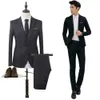 Mens Suits Formal Blazers Jacket Coat Pants Slim Busin Suit Tuxedos Party Wedding Trousers Man Fi Groom Tuxedos Suits U2CV#