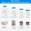 Storage Bags Vacuum With Electric Air Pump Space Saver Home Organizer Seal Clothes Blanket Travel Bedding