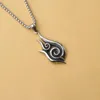 Chains Ruyi Spiral Cross Necklace With Stainless Steel Titanium Men's And Women's Pendant