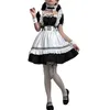 1 комплект, черно-белые милые костюмы горничной Лолиты для девочек и женщин, милый костюм горничной, косплей, Animati Show, японский наряд, одежда Dr, 40 ок #