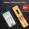 Gauges Fast Response Meat Thermometer Wireless Meat Thermometer Fast Accurate Bbq Probe Thermometer with Compatibility Enhance Grilling