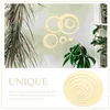 Wallpapers Cuttable 3D Home Accessories Circle (gold 14cm) Wall Decor Living Room Stickers Mirror Murals For Large Decals Mirrors