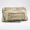 Evening Bags Summer Handmade Soft Woven Straw Beach Bag For Women Hand-crochet Paper Weaving Shoulder Vacation Casual Outing Travel
