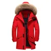 Nouveau col de fourrure véritable femmes hommes doudoune à capuche chaud manteau d'hiver hommes chaud 90% duvet de canard blanc Lg Parka manteau de haute qualité 478N #