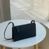 Borsa a tracolla piccola di design in vera pelle, borsa a tracolla di lusso, di qualità, di qualità, nera, bianca, per le donne, con pacchetto completo