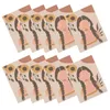 Present Wrap Earring Display Card DIY Cards Cardboard Holder Studs Smycken som visar halsband