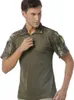 Été T-shirt à séchage rapide Coolmax Tissu respirant T-shirts Hommes Marque Tactique Armée SAWT T-shirts à séchage rapide de haute qualité s4Zk #