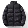 winter New Men Parkas Coats 2023 Fi Letter Printing Outwear Thick Warm Windbreaker Male Couple Loose Down Jacket Outwear W2a8#