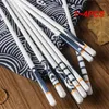 Chopsticks 1-4 st Simple Decor Tabellerisepresent Mould Secoof Anti-Slip Kitchen Chinese Tool Ceramics