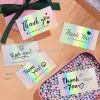wholesale Thank You Card Folding Wreath Design Print Gratitude Handwriting Greeting Cards Wedding Birthday Party Flower Shop