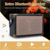 Haut-parleurs portables FM Radio classique rétro sans fil Bluetooth haut-parleur haute puissance stéréo Surround Home cinéma caisson de basses extérieur Portable haut-parleur Q240328