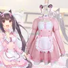 anime Chocolate Vanilla Cosplay Costume Maid Dr Lolita Dr Cute Neko Girls Women Costume Halen Cventi Show Outfit H9eE#