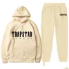 Survêtements pour hommes Survêtement Tendance À Capuche 2 Pièces Ensemble Sweat À Capuche Sportwear Jogging Outfit Logo Homme Vêtements249J Drop Livraison Vêtements Clothi Otsw5