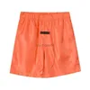 Herr- och kvinnors high street shorts modedesigner essentialsHorts flocking reflekterande broderi silikon bokstäver som dragskon 5-punkts unisex lös stil 29qe