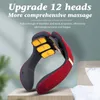 Heating12 Heads Back and Neck Massager 15ギア電気首マッサージ機器マッサージ頸部脊椎症のためのマッサージ240320