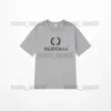 Baleciaga Designer Luxury Blenciaga Classic T Shirt Stresh رسالة مطبوعة ونساء بالينجاجا أعلى الصيف تنفس الشارع الفضفاض