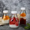 Wine Glasses Milk Glass Bottles Wholesale Bottle Jug Vintage Lids Container Jars Jar Small Drinking Reusable With