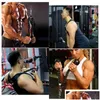 Weerstandsbanden 2 stuks/set Triceps Dstring-touw Workout Fitness Tillen Dubbele grip Zwaar gebruik Drop Delivery Sport Buitenshuisbenodigdheden Eq Otmwe