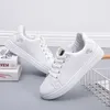 Casual Shoes Women Spring Woman Fashion Embroidered White Sneakers Breathable Flower Lace-up Female