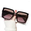 Sunglasses 2024 For Women And Men Stylish Glamour Female Square Sun Glasses Trend Unisex Eyewear UV400