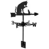 Garden Decorations Decoration Windmill Decor Stainless Steel Wind Direction Indicator Yard Weather Vane Roof Of House