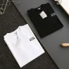 Раннее лето Мужская футболка дизайнер T Рубашки Mens Mens Women Fashion Letter Letter Emelcodery Graphic Tee Solid Color Casual Рубашки с короткими рукавами два цвета