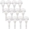 Decoratieve Bloemen 12 Stuks Lege Bakje Bruidsboeket Handvat Handheld Bruiloft Holding Bloem Houder Houders Plastic Bruid