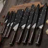 Bıçaklar Japon şef bıçak seti 110pc dövme Santoku Salmon Bıçak Mutfak Kiti Cleaver Nakiri Balık Fileto Suşi Bıçaklar yemek pişiriyor